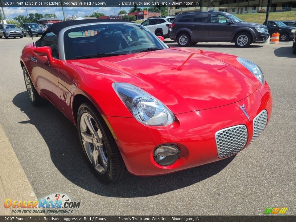 2007 Pontiac Solstice Roadster Aggressive Red / Ebony Photo #27