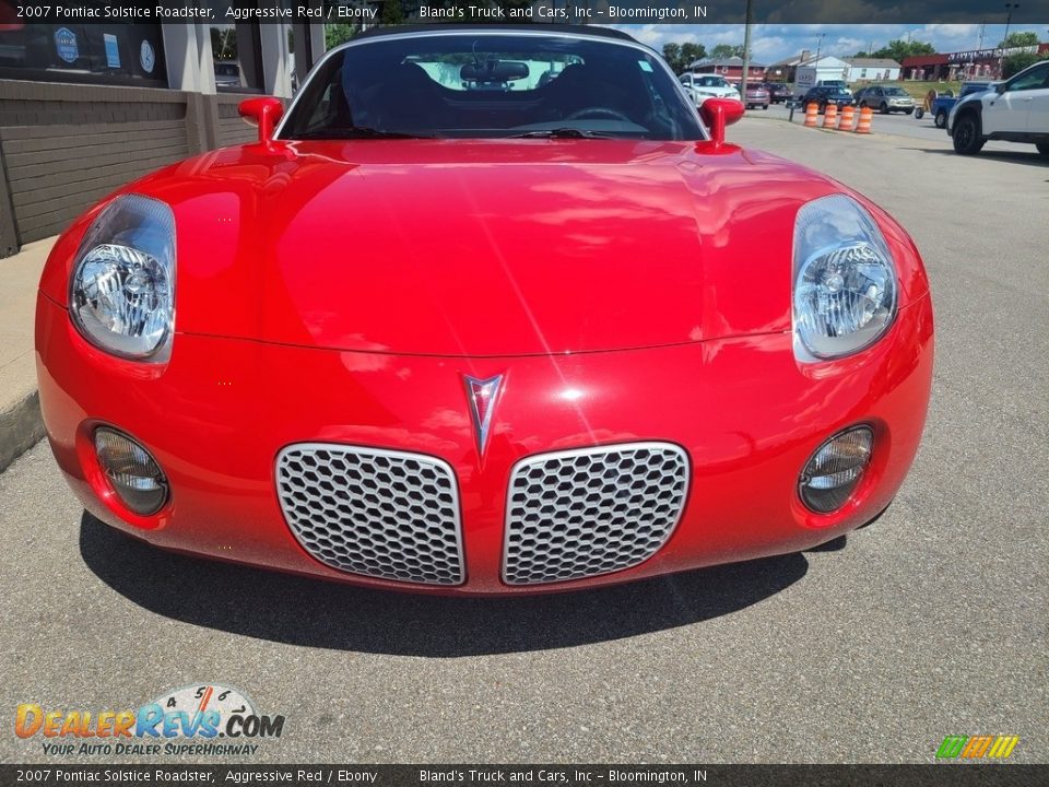 2007 Pontiac Solstice Roadster Aggressive Red / Ebony Photo #28