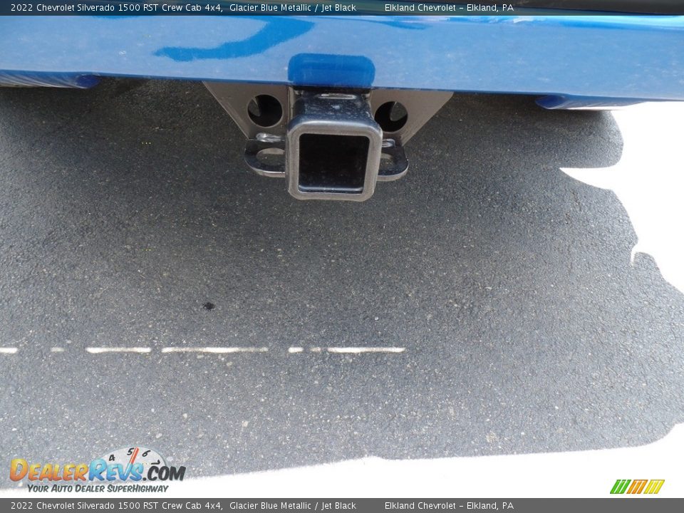 2022 Chevrolet Silverado 1500 RST Crew Cab 4x4 Glacier Blue Metallic / Jet Black Photo #13