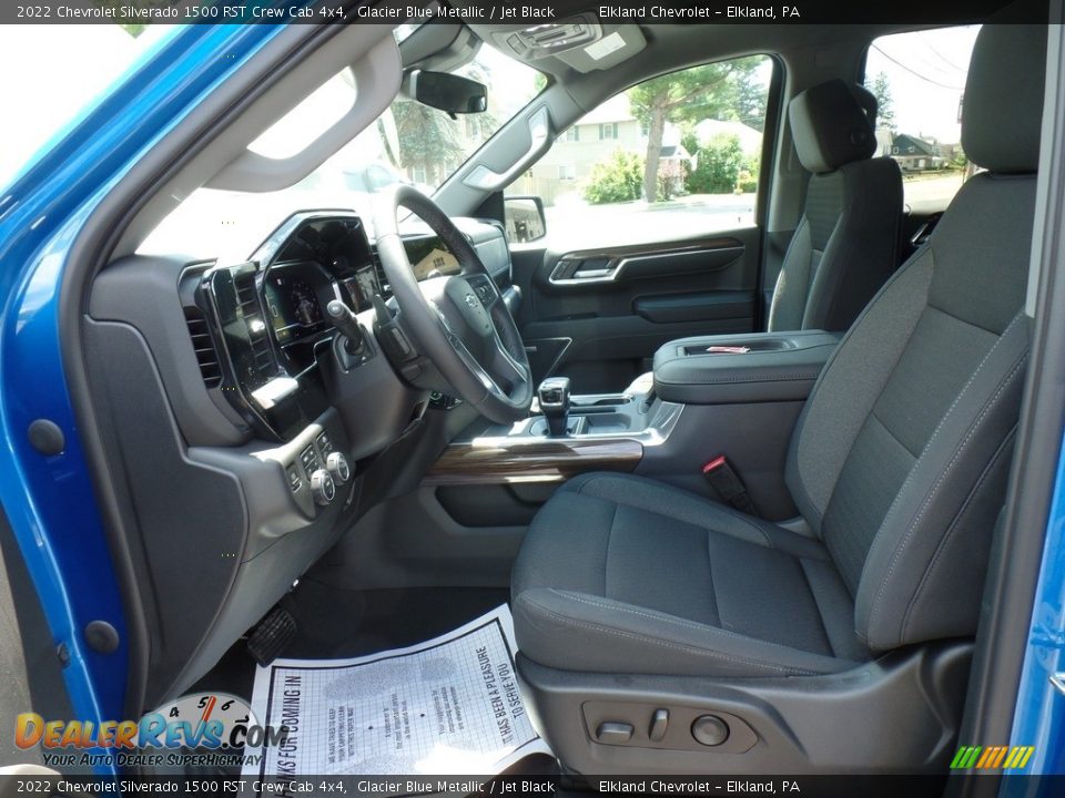 2022 Chevrolet Silverado 1500 RST Crew Cab 4x4 Glacier Blue Metallic / Jet Black Photo #19