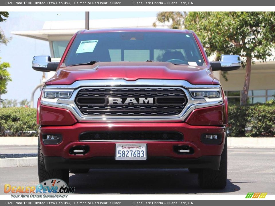 2020 Ram 1500 Limited Crew Cab 4x4 Delmonico Red Pearl / Black Photo #3