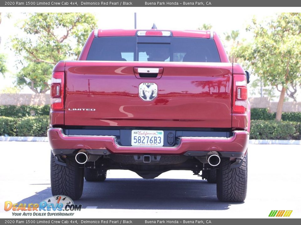 2020 Ram 1500 Limited Crew Cab 4x4 Delmonico Red Pearl / Black Photo #5