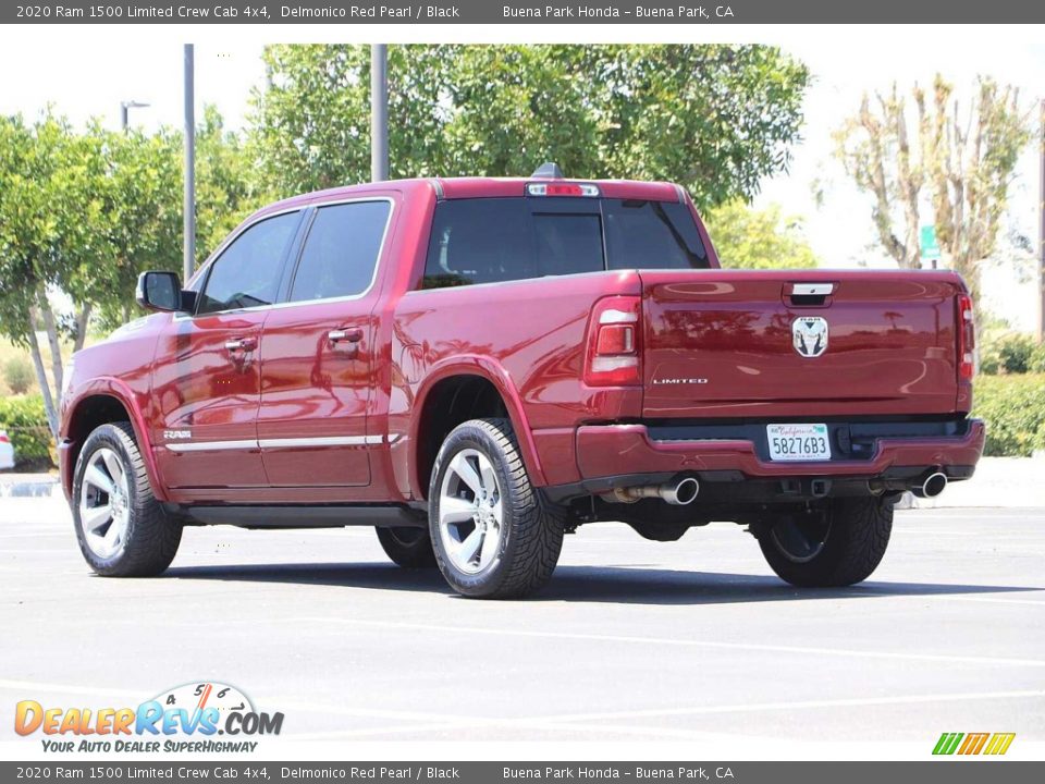 2020 Ram 1500 Limited Crew Cab 4x4 Delmonico Red Pearl / Black Photo #8