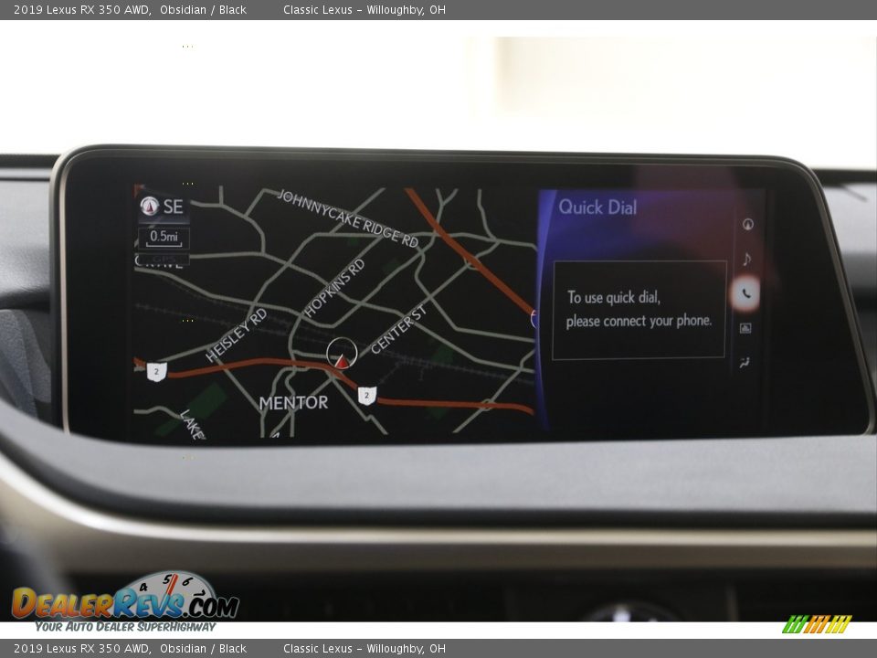 2019 Lexus RX 350 AWD Obsidian / Black Photo #12