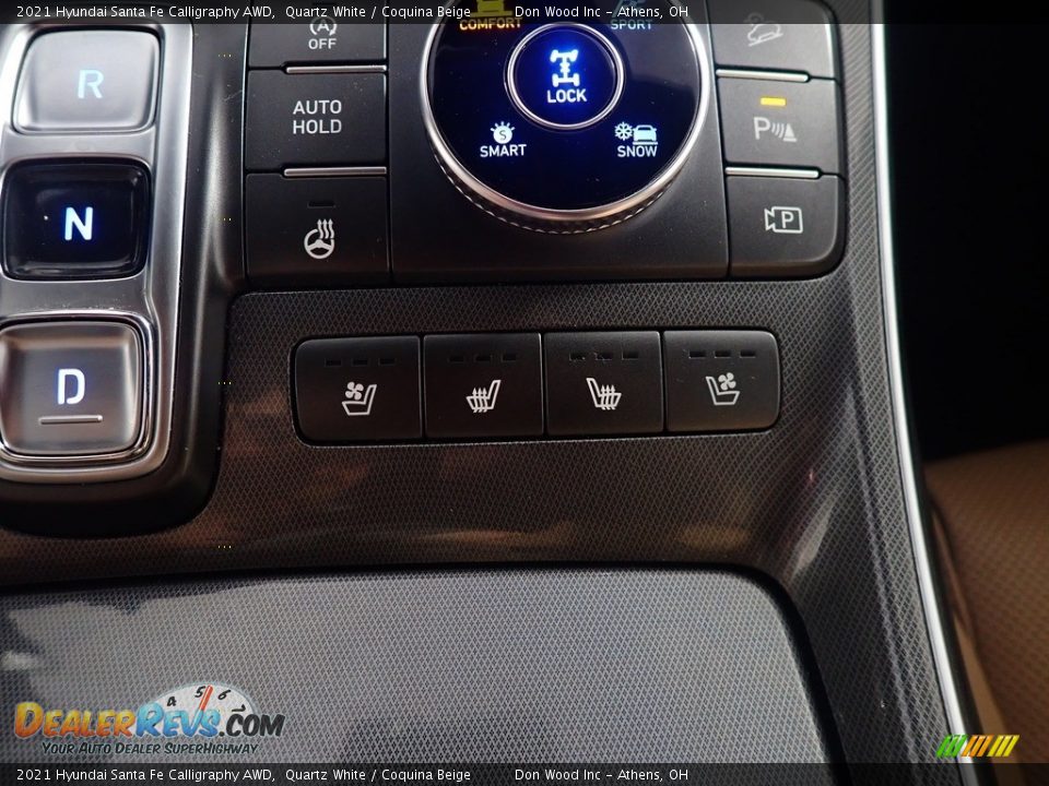2021 Hyundai Santa Fe Calligraphy AWD Quartz White / Coquina Beige Photo #3