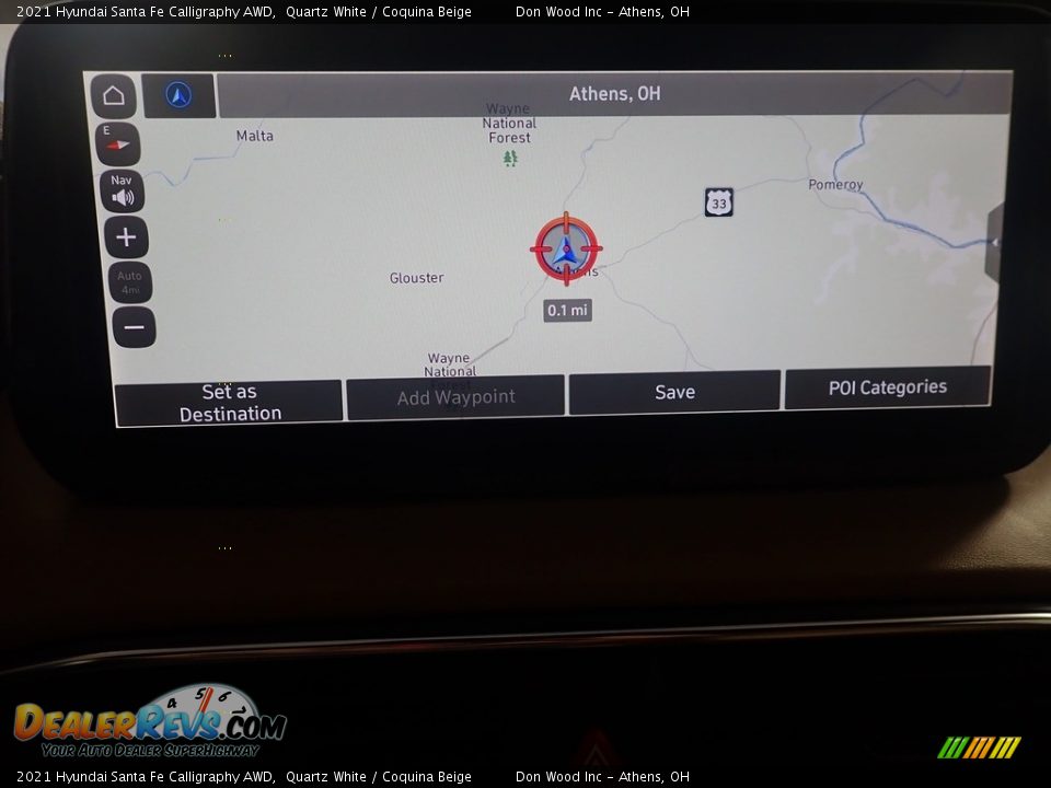 2021 Hyundai Santa Fe Calligraphy AWD Quartz White / Coquina Beige Photo #4