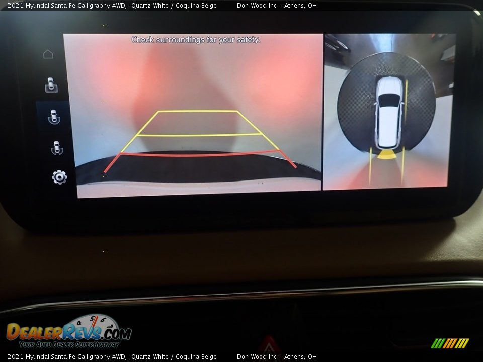 2021 Hyundai Santa Fe Calligraphy AWD Quartz White / Coquina Beige Photo #5