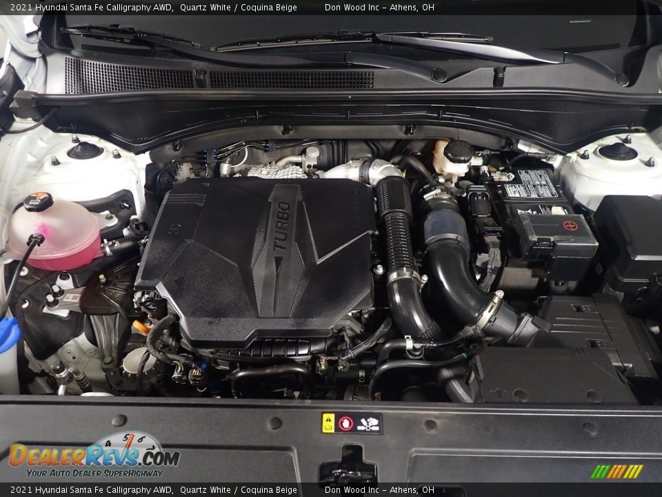 2021 Hyundai Santa Fe Calligraphy AWD Quartz White / Coquina Beige Photo #10