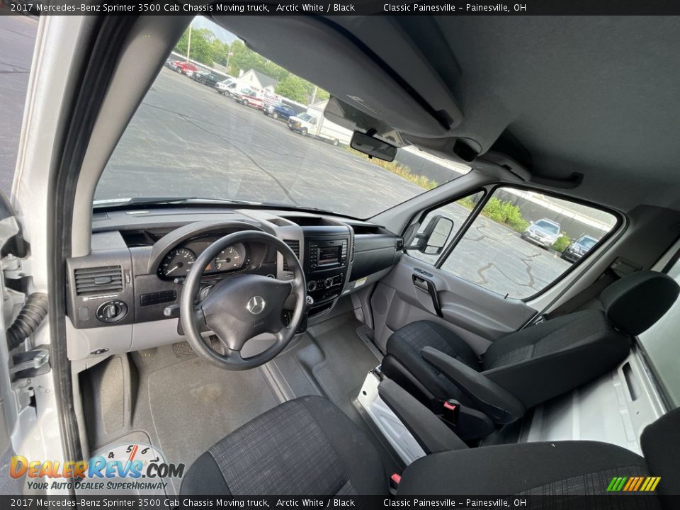 Black Interior - 2017 Mercedes-Benz Sprinter 3500 Cab Chassis Moving truck Photo #9
