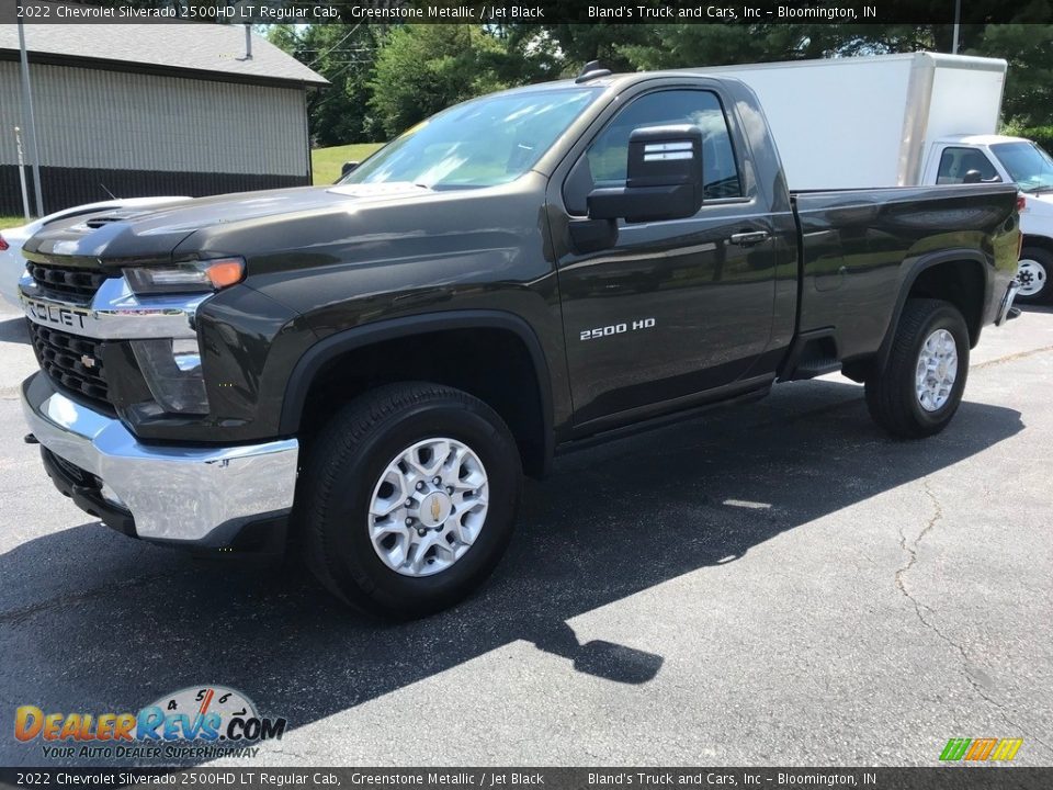 2022 Chevrolet Silverado 2500HD LT Regular Cab Greenstone Metallic / Jet Black Photo #2