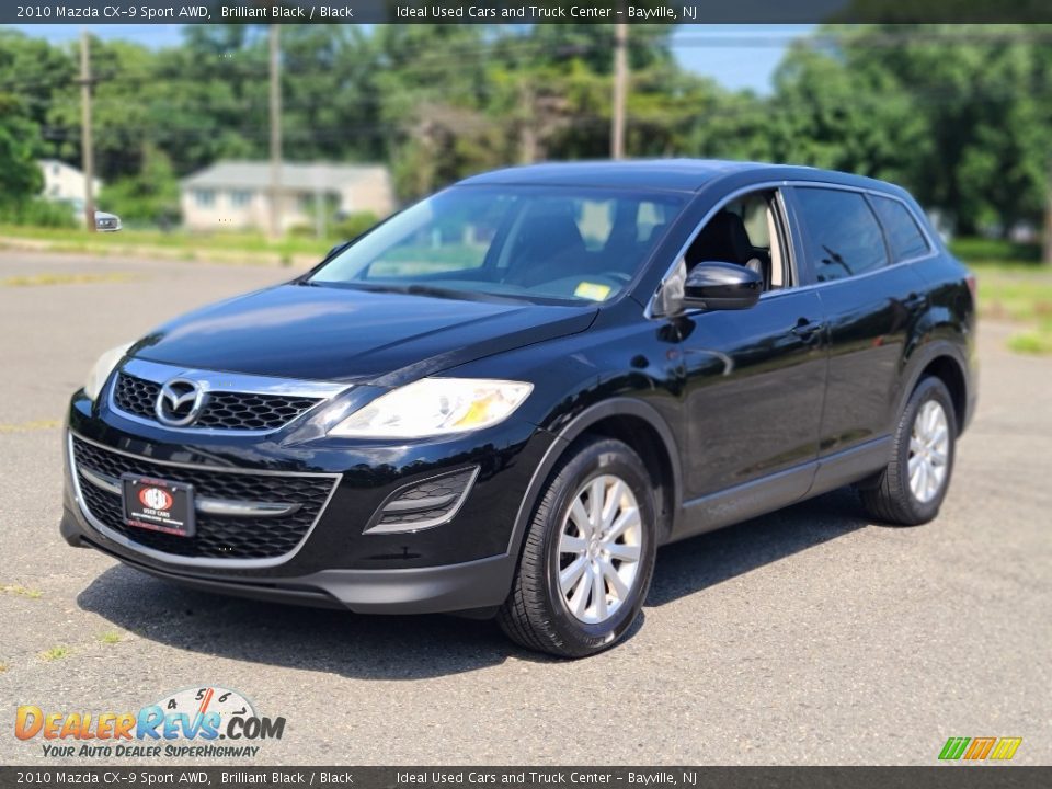 2010 Mazda CX-9 Sport AWD Brilliant Black / Black Photo #1