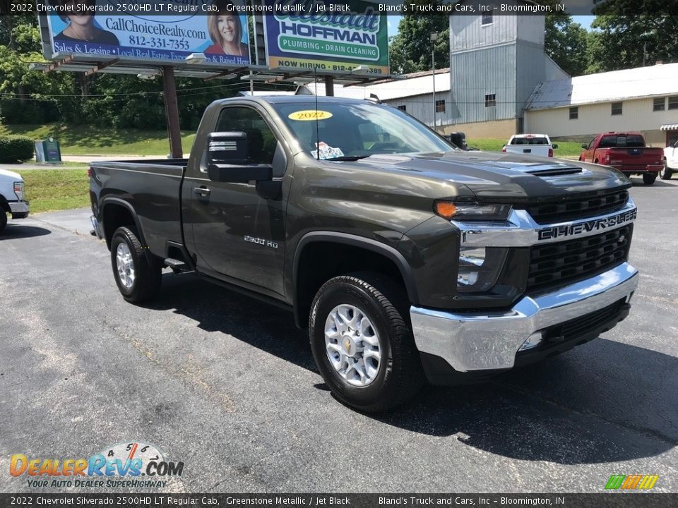 2022 Chevrolet Silverado 2500HD LT Regular Cab Greenstone Metallic / Jet Black Photo #4