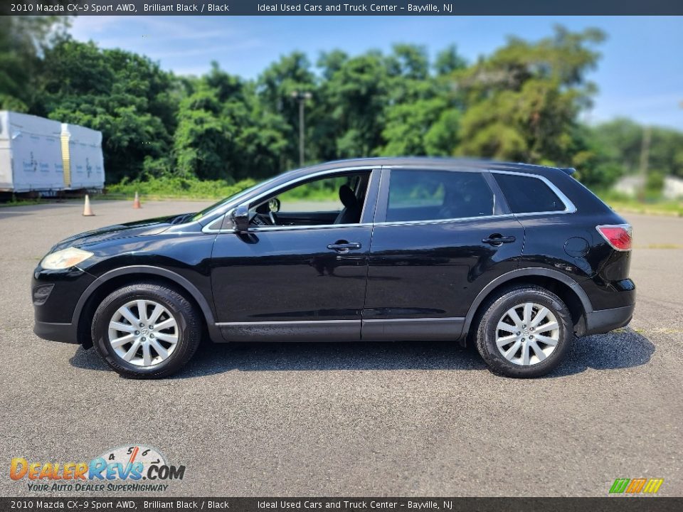 2010 Mazda CX-9 Sport AWD Brilliant Black / Black Photo #2