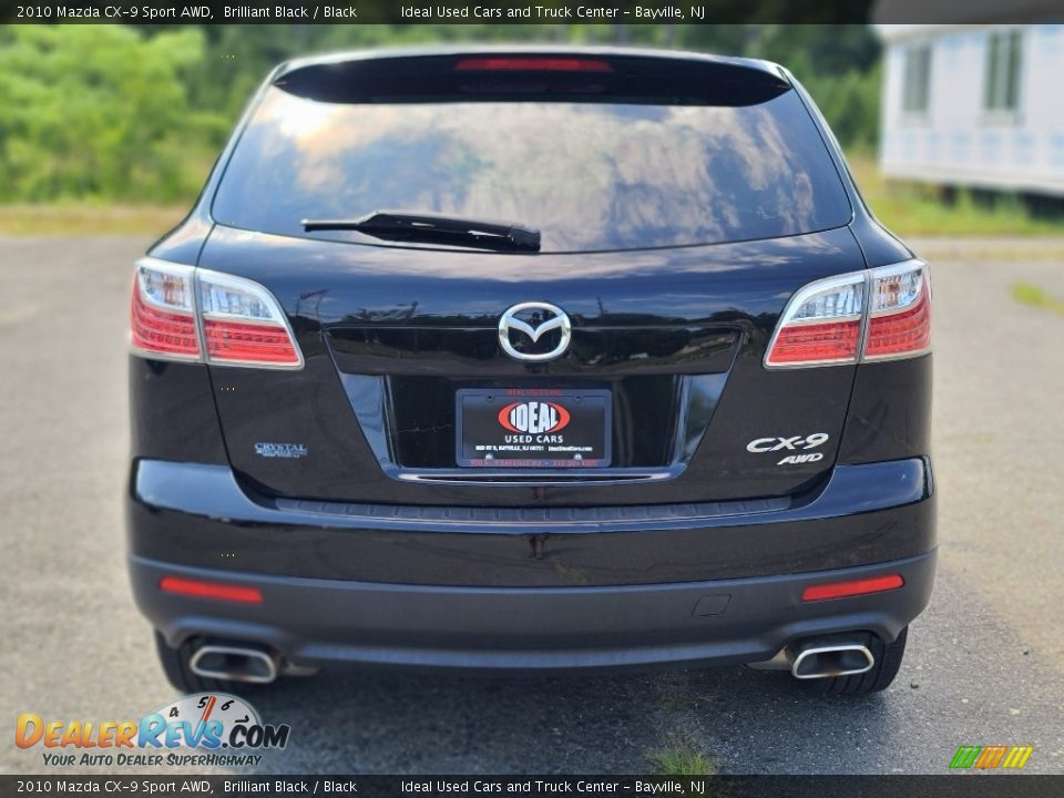 2010 Mazda CX-9 Sport AWD Brilliant Black / Black Photo #4