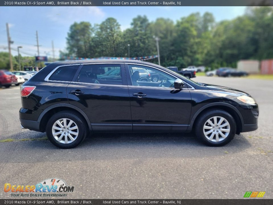 2010 Mazda CX-9 Sport AWD Brilliant Black / Black Photo #6