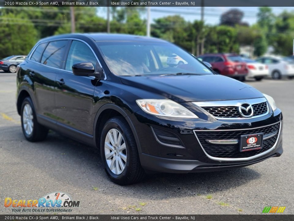 2010 Mazda CX-9 Sport AWD Brilliant Black / Black Photo #7