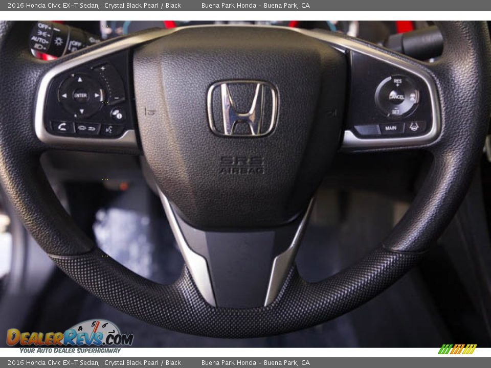 2016 Honda Civic EX-T Sedan Steering Wheel Photo #13
