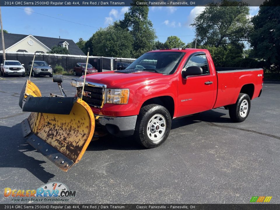 2014 GMC Sierra 2500HD Regular Cab 4x4 Fire Red / Dark Titanium Photo #1