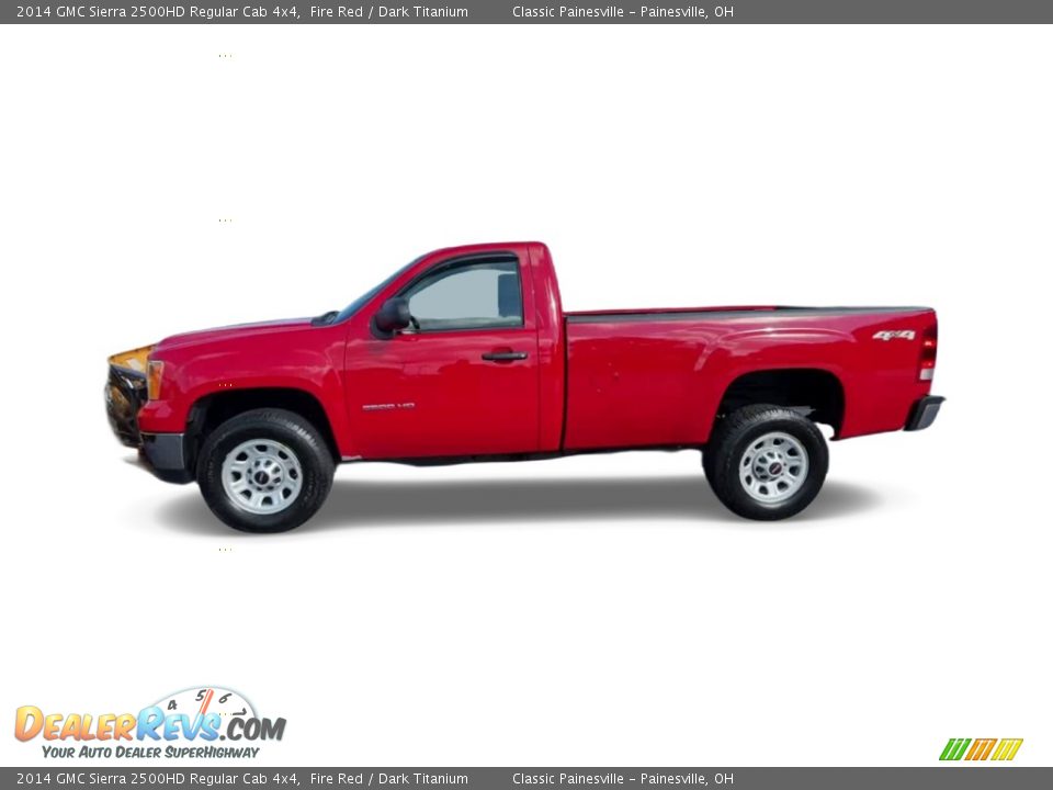 2014 GMC Sierra 2500HD Regular Cab 4x4 Fire Red / Dark Titanium Photo #5