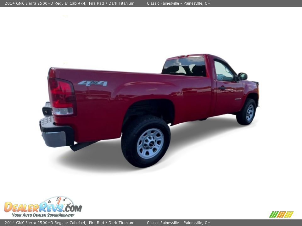 2014 GMC Sierra 2500HD Regular Cab 4x4 Fire Red / Dark Titanium Photo #8