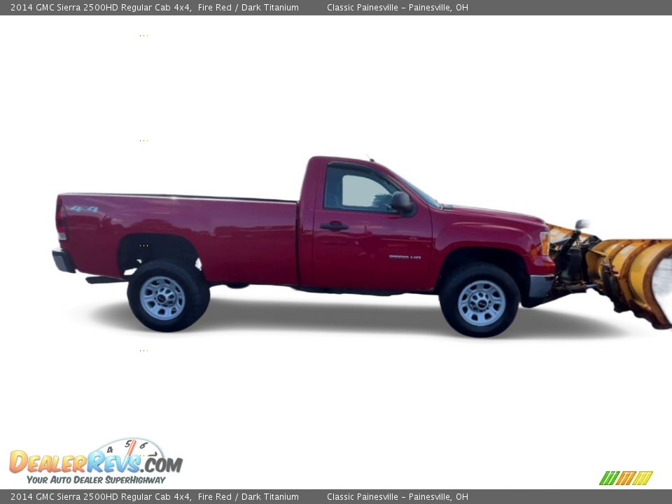 2014 GMC Sierra 2500HD Regular Cab 4x4 Fire Red / Dark Titanium Photo #9