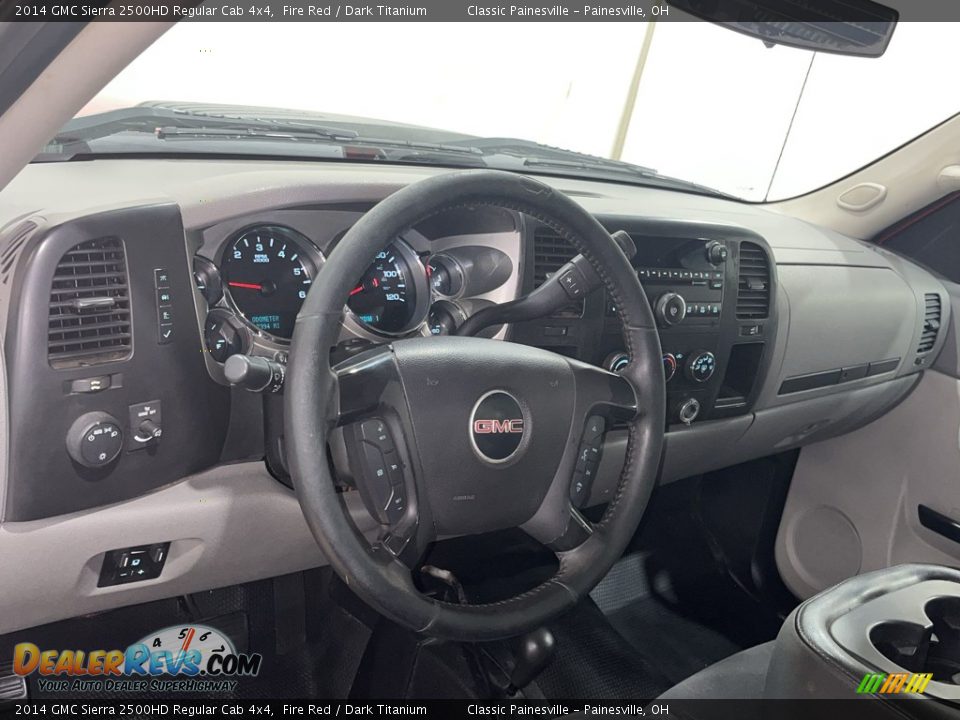 2014 GMC Sierra 2500HD Regular Cab 4x4 Fire Red / Dark Titanium Photo #10