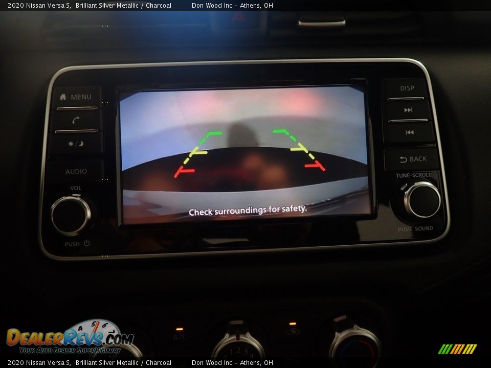 2020 Nissan Versa S Brilliant Silver Metallic / Charcoal Photo #2