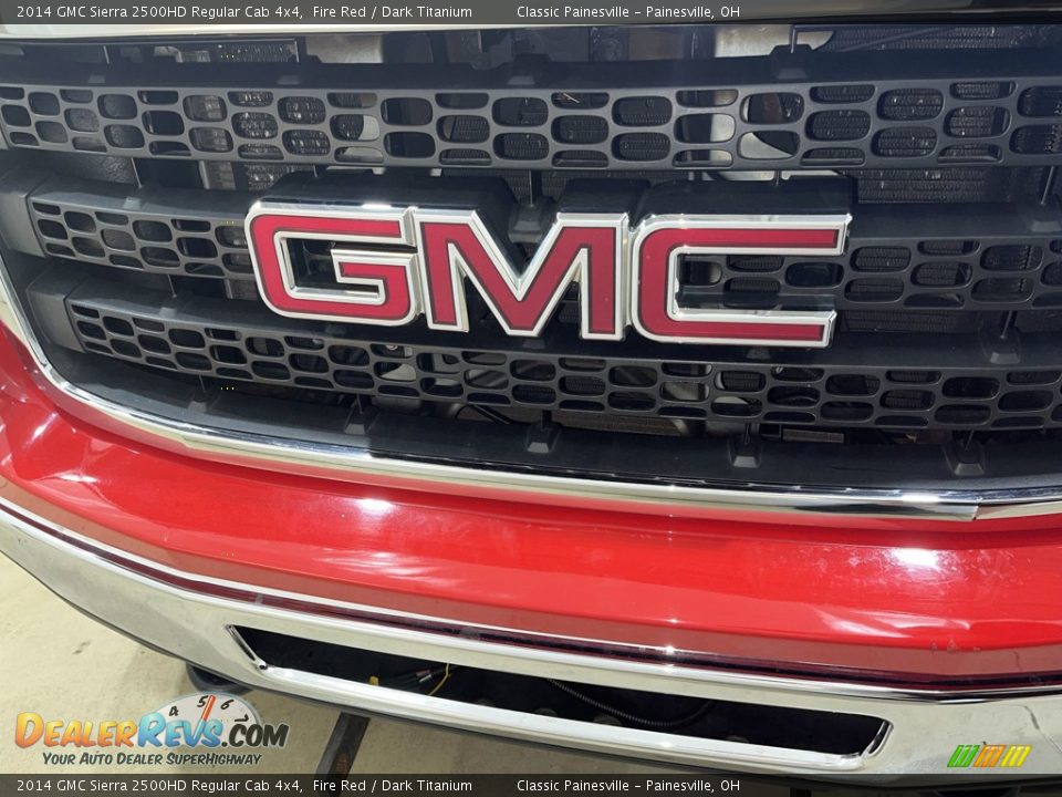 2014 GMC Sierra 2500HD Regular Cab 4x4 Fire Red / Dark Titanium Photo #24