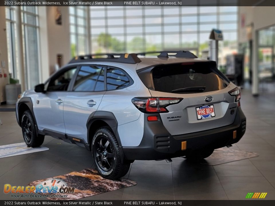 2022 Subaru Outback Wilderness Ice Silver Metallic / Slate Black Photo #6