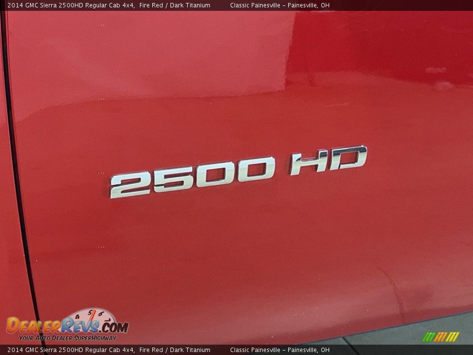 2014 GMC Sierra 2500HD Regular Cab 4x4 Fire Red / Dark Titanium Photo #25
