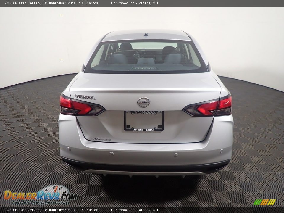 2020 Nissan Versa S Brilliant Silver Metallic / Charcoal Photo #13