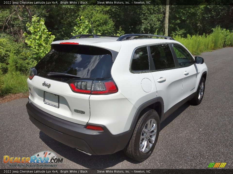 2022 Jeep Cherokee Latitude Lux 4x4 Bright White / Black Photo #6