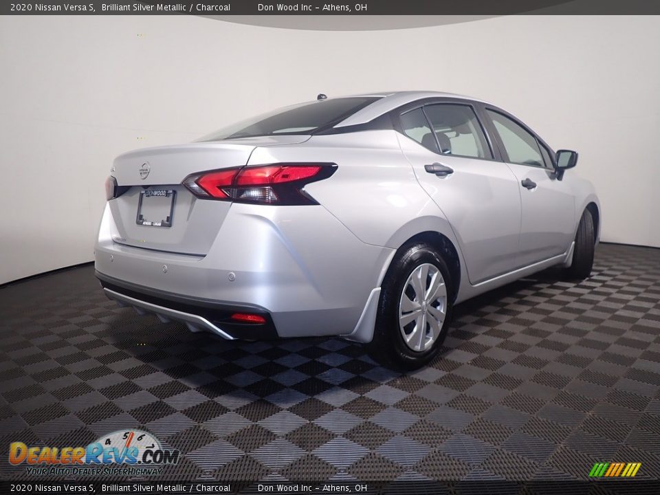 2020 Nissan Versa S Brilliant Silver Metallic / Charcoal Photo #16