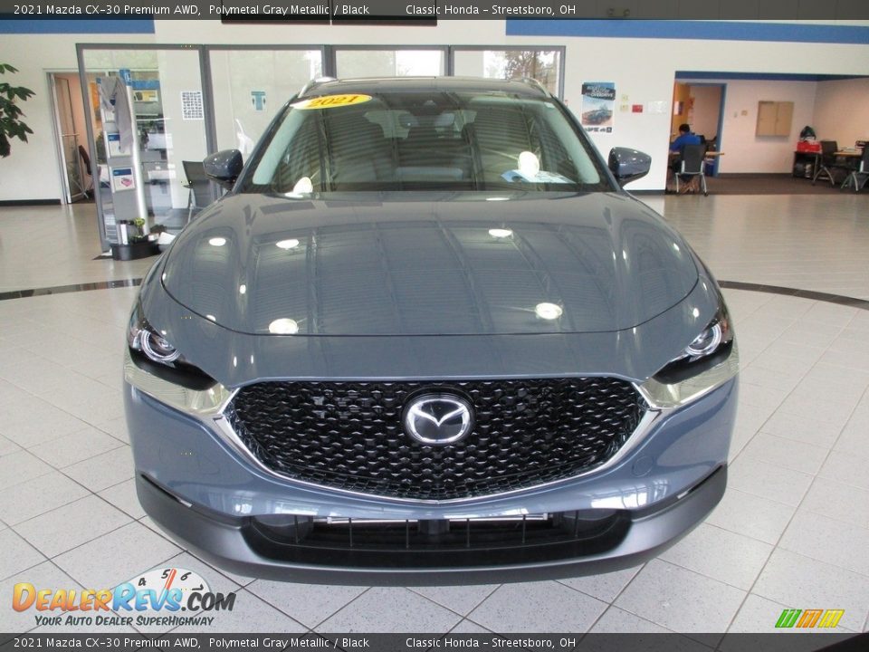 2021 Mazda CX-30 Premium AWD Polymetal Gray Metallic / Black Photo #2