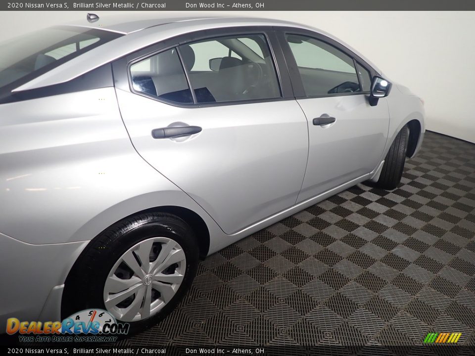 2020 Nissan Versa S Brilliant Silver Metallic / Charcoal Photo #19