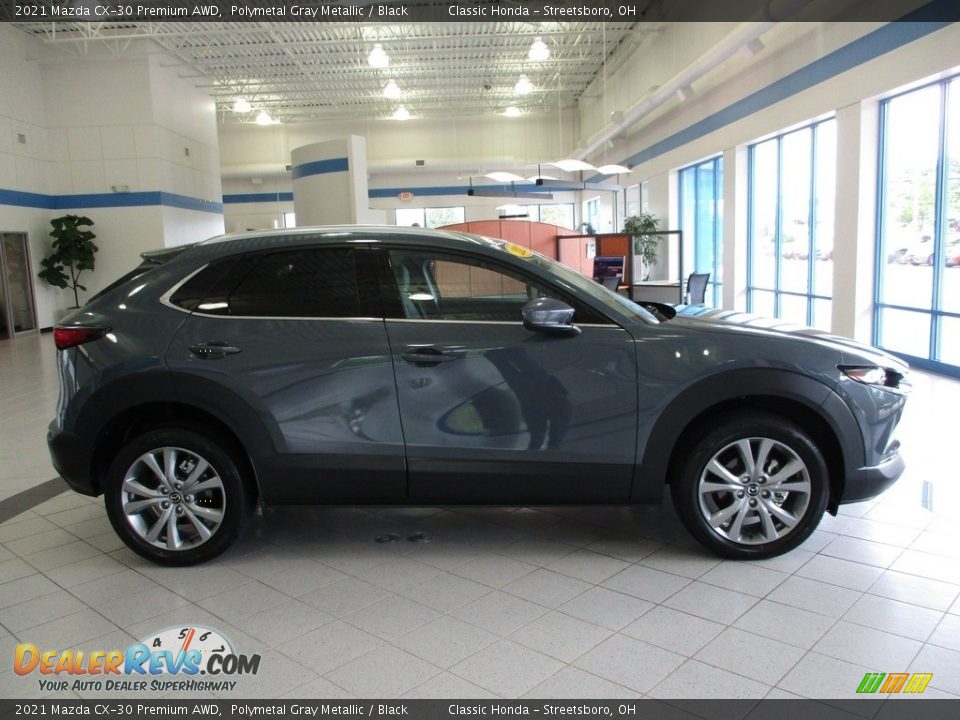 2021 Mazda CX-30 Premium AWD Polymetal Gray Metallic / Black Photo #4