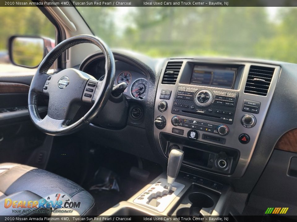 2010 Nissan Armada Platinum 4WD Tuscan Sun Red Pearl / Charcoal Photo #11