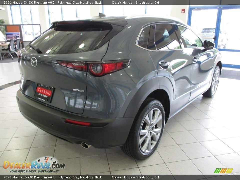 2021 Mazda CX-30 Premium AWD Polymetal Gray Metallic / Black Photo #7