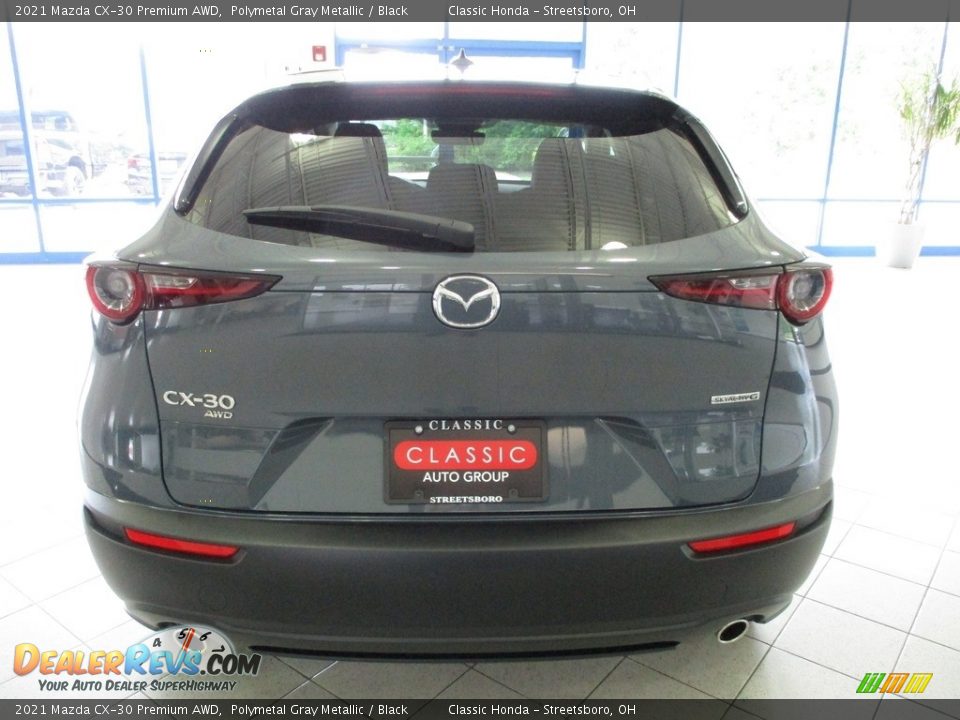 2021 Mazda CX-30 Premium AWD Polymetal Gray Metallic / Black Photo #8