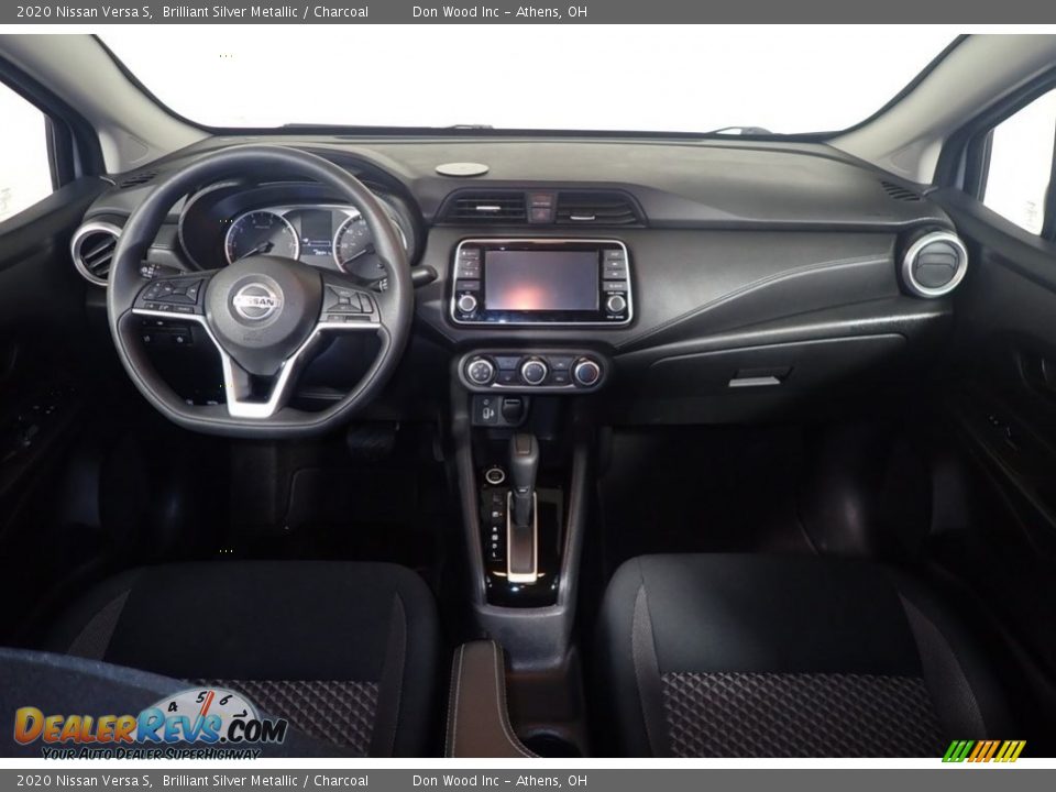 2020 Nissan Versa S Brilliant Silver Metallic / Charcoal Photo #24