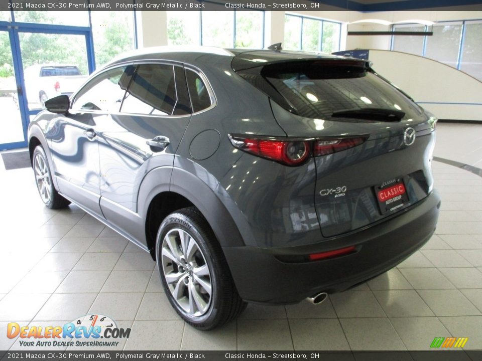 2021 Mazda CX-30 Premium AWD Polymetal Gray Metallic / Black Photo #9
