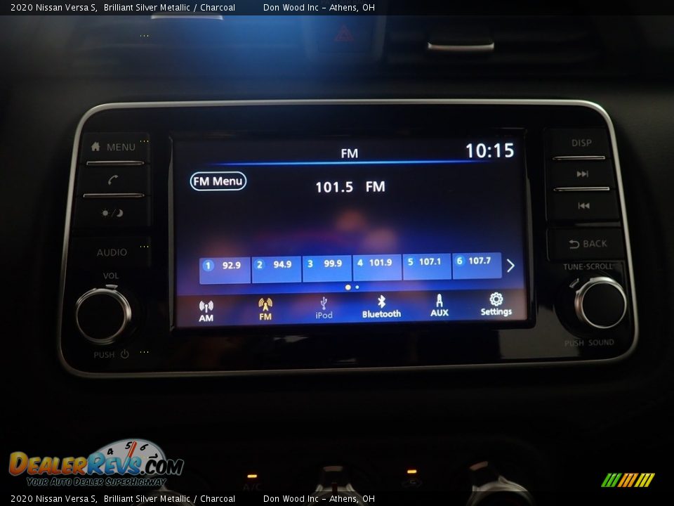 2020 Nissan Versa S Brilliant Silver Metallic / Charcoal Photo #26