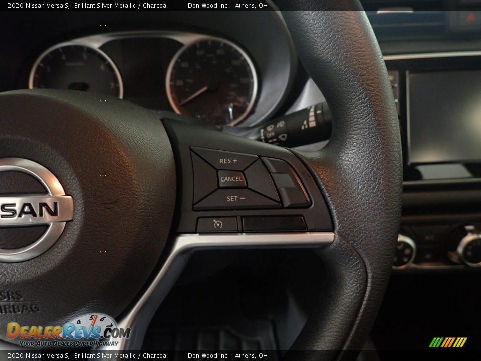 2020 Nissan Versa S Brilliant Silver Metallic / Charcoal Photo #30