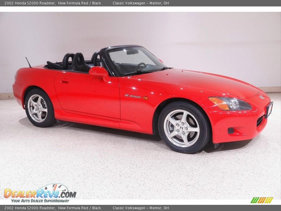 2002 Honda S2000 Roadster New Formula Red / Black Photo #1