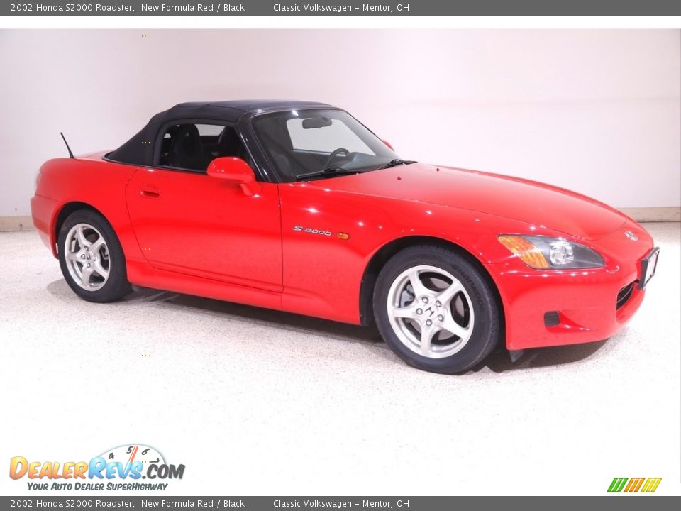 2002 Honda S2000 Roadster New Formula Red / Black Photo #2