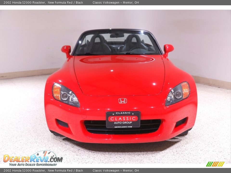 2002 Honda S2000 Roadster New Formula Red / Black Photo #3