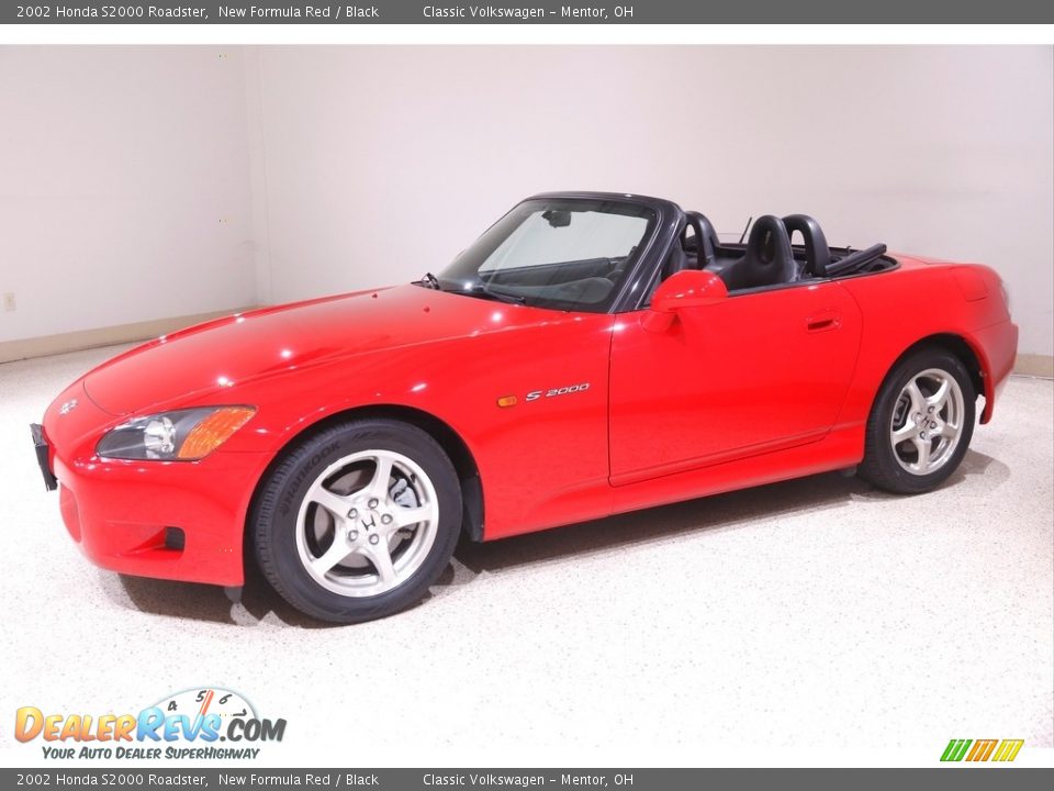 2002 Honda S2000 Roadster New Formula Red / Black Photo #4