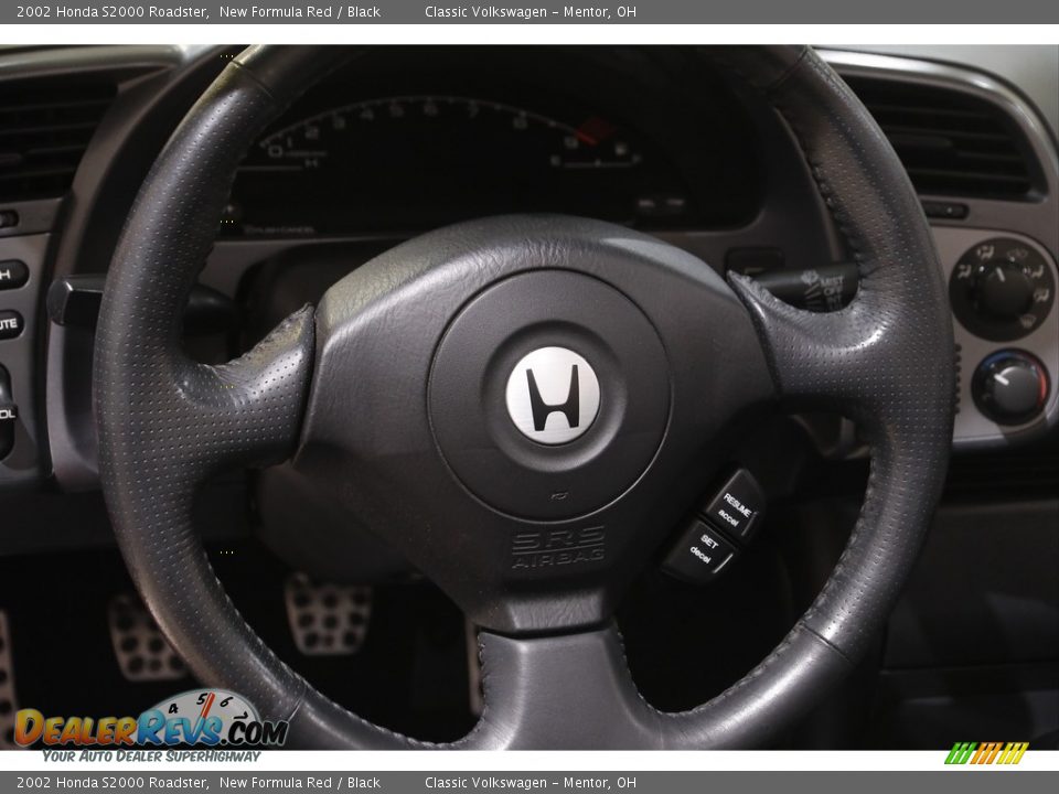 2002 Honda S2000 Roadster New Formula Red / Black Photo #8