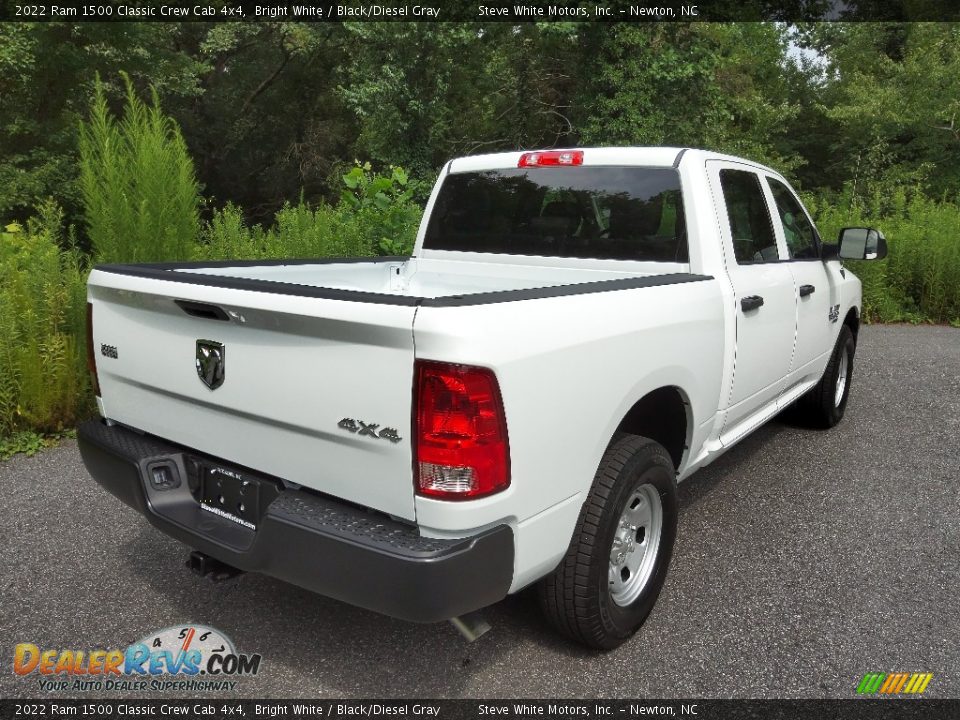 2022 Ram 1500 Classic Crew Cab 4x4 Bright White / Black/Diesel Gray Photo #6