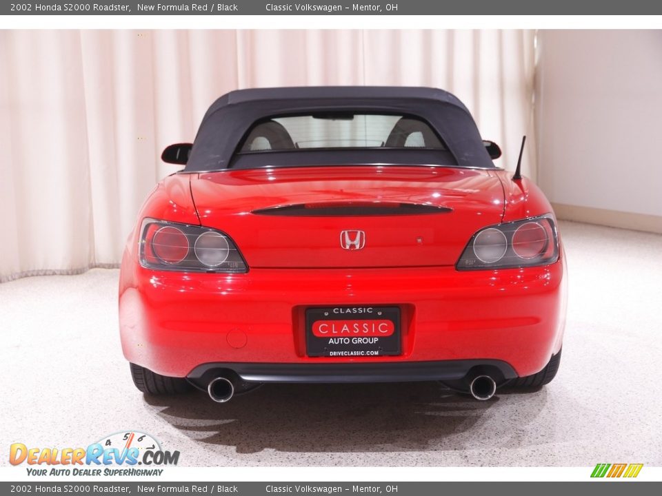 2002 Honda S2000 Roadster New Formula Red / Black Photo #21